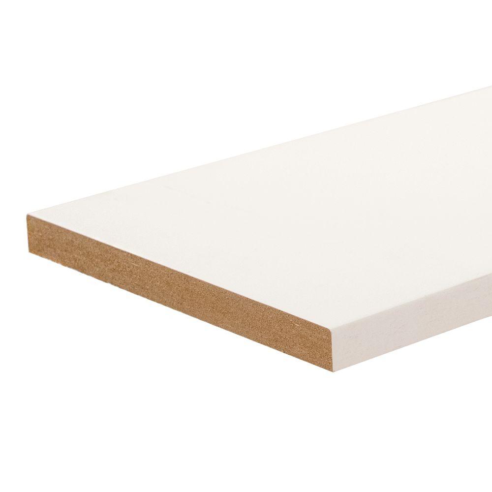 Finished Elegance 1 in. x 2 in. x 8 ft. MDF Moulding Board-10003242 ...