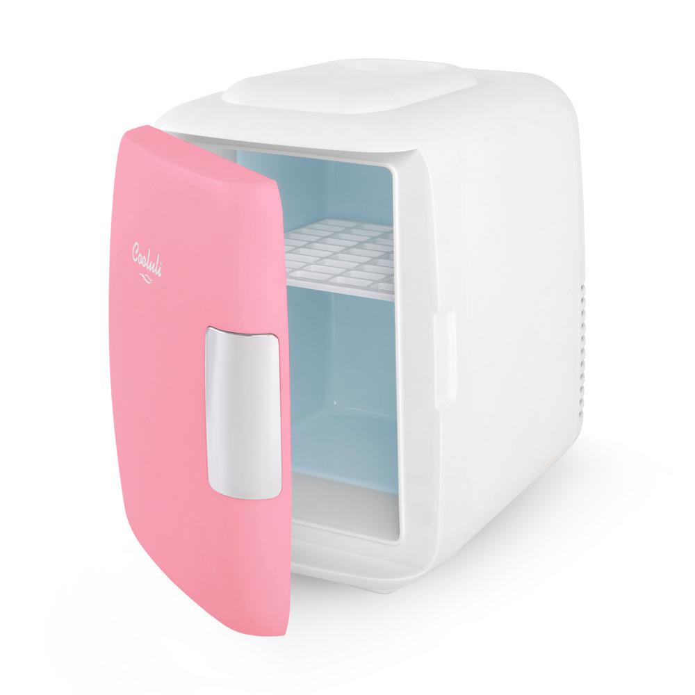 cooluli mini fridge pink