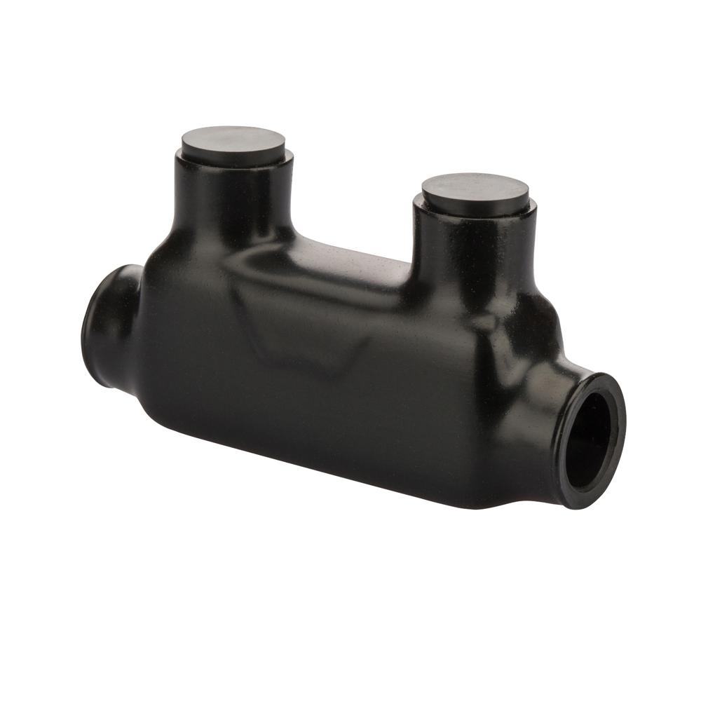 Polaris Wire Connectors Terminals Conduit Tools 250 Mcm 6 Awg Bagged Insulated In Line Splice Black