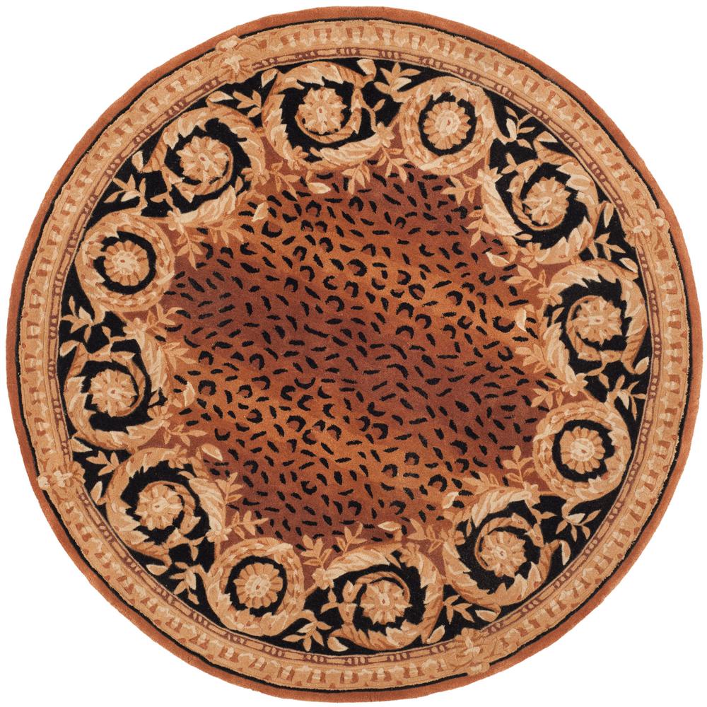 6 Round Animal Print High Pile Area Rugs The Home Depot - Leopard Print Round Area Rug 6 Round Animal Print High Pile Area Rugs The Home Depot - Leopard Print Round Area Rug