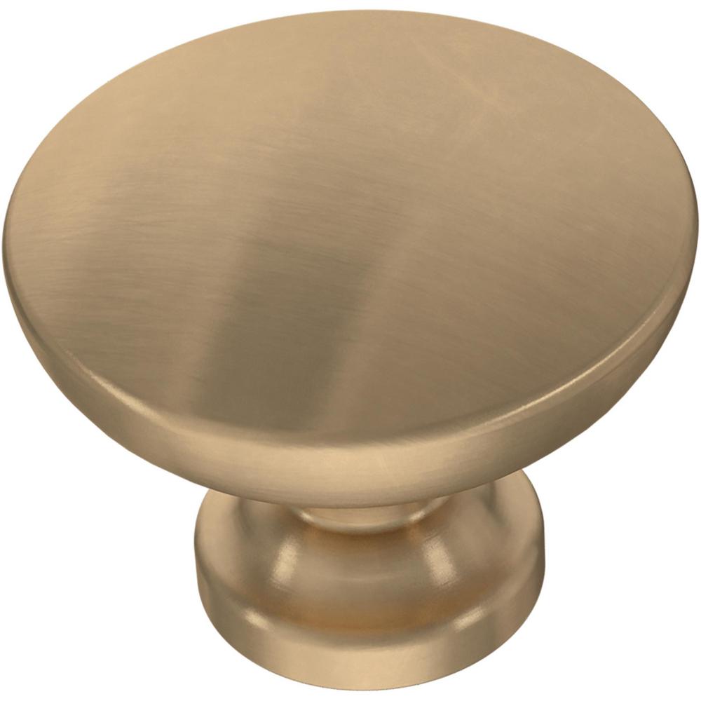 Franklin Brass 11/8 in. (29 mm) Matte Black Flat Top Round