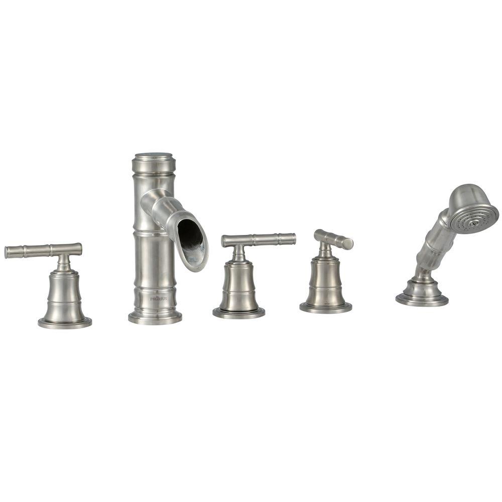 Pegasus Roman Tub Faucets Bathtub Faucets The Home Depot