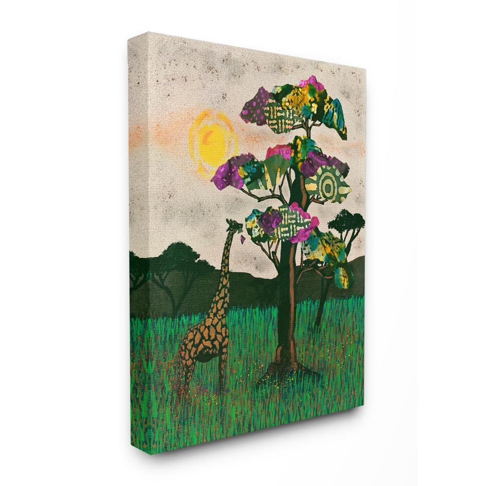 The Stupell Home Decor Collection 24 In X 30 In Giraffe With