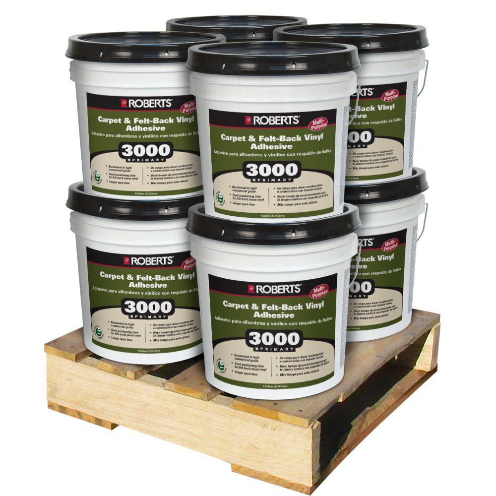 Roberts 4 Gal. Multi-Purpose Carpet and Sheet Vinyl Adhesive (8 Pail Pallet) by Roberts