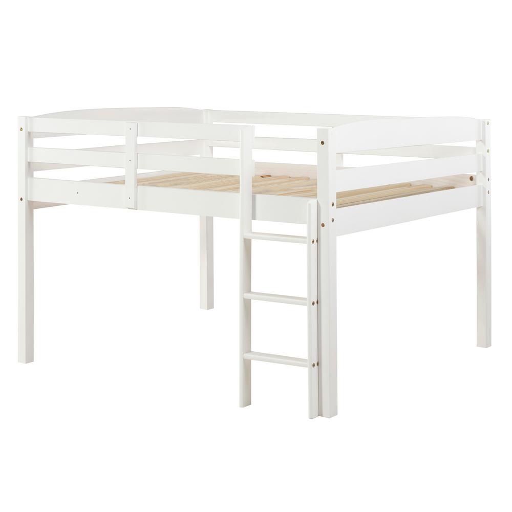 Camaflexi Tribeca White Full Size Junior Loft Bed T1303F   The 