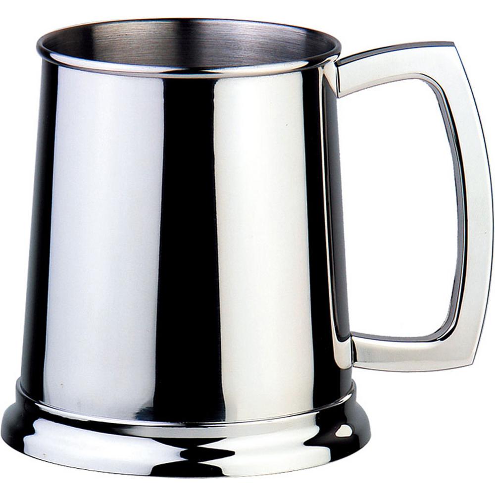 Visol Dortmund 16 Oz Polished Stainless Steel Beer Mug Vac212 The Home Depot