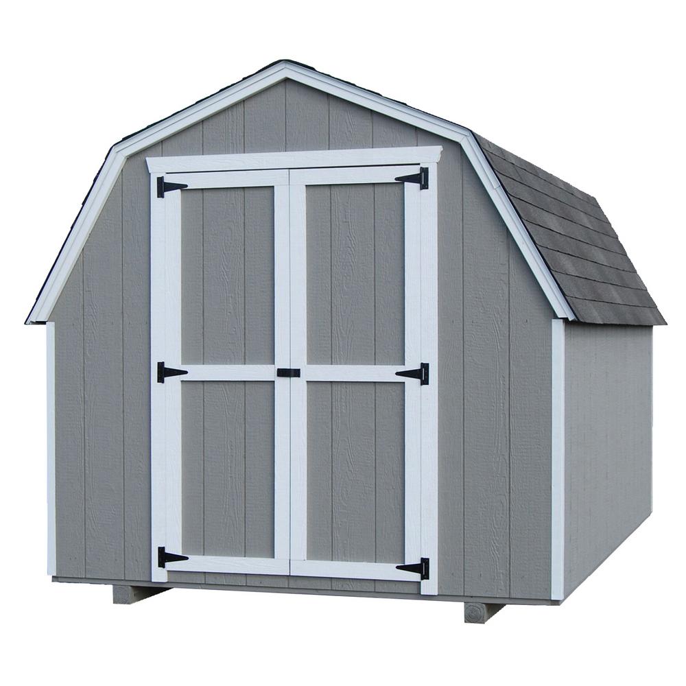 Little Cottage Co Value Gambrel 8 Ft X 10 Ft Wood Storage