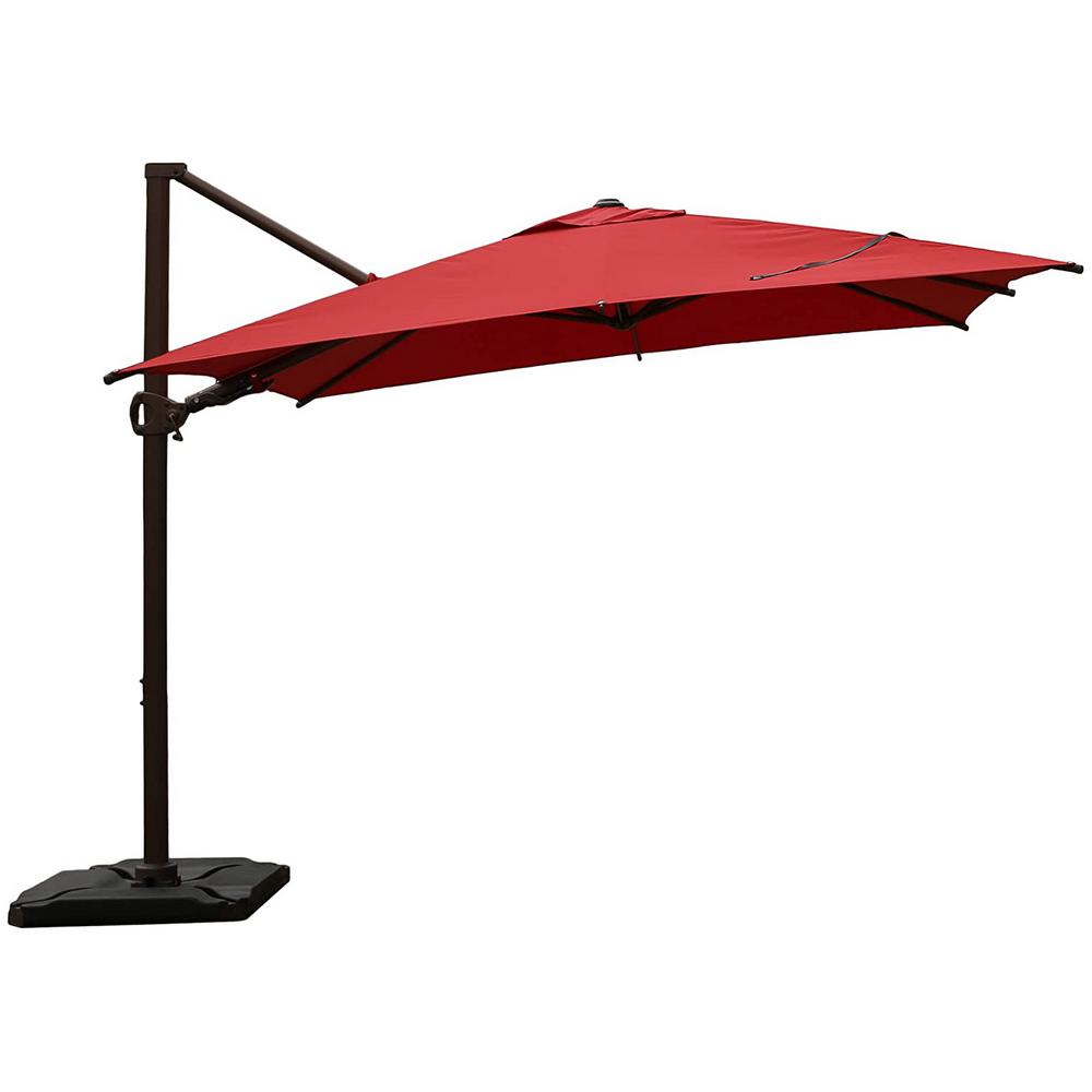 Abba Patio 10 ft. x 10 ft. 360-Degree Rotating Aluminum Cantilever