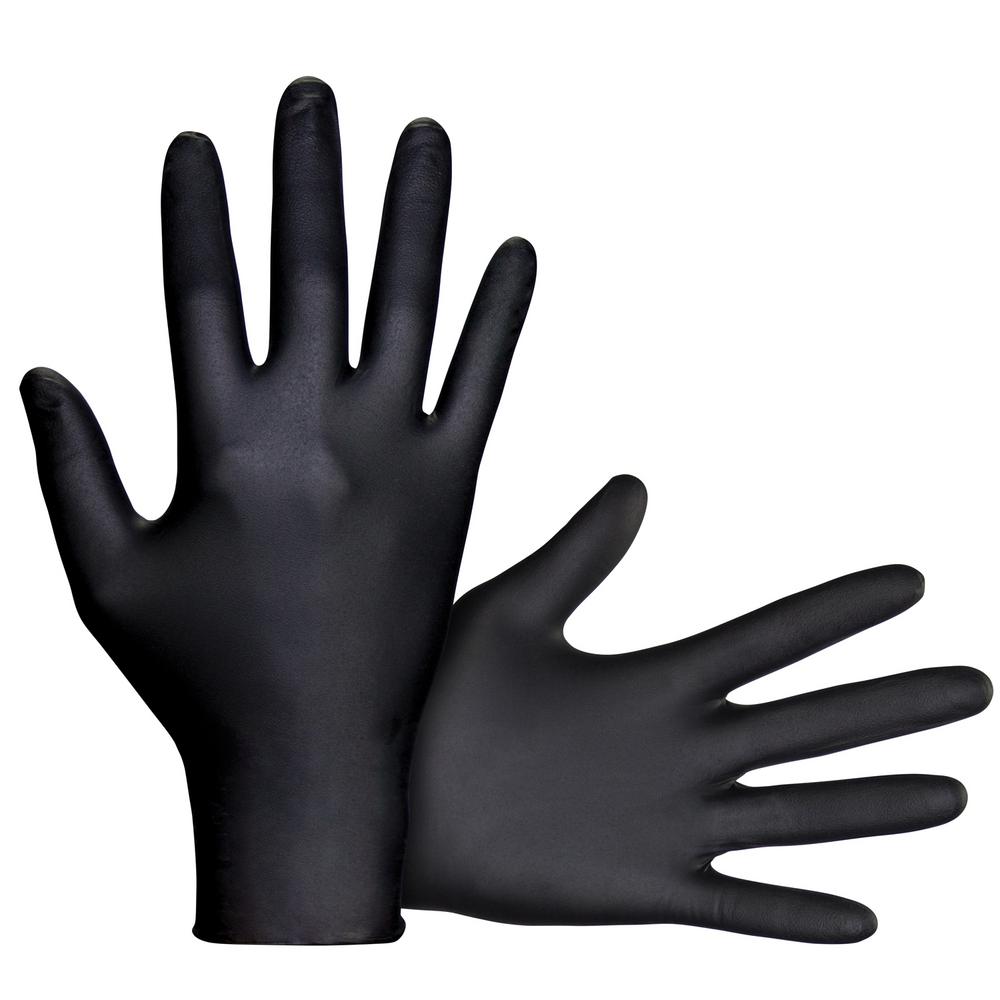 Black Nitrile Gloves Large 6 Mil Images Gloves and Descriptions