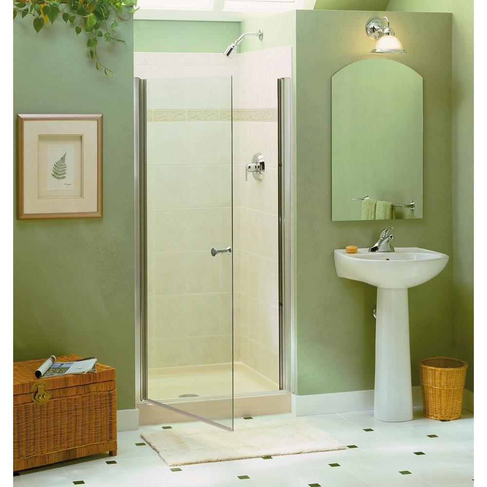STERLING Finesse 34 in. x 651/2 in. SemiFrameless Pivot Shower Door