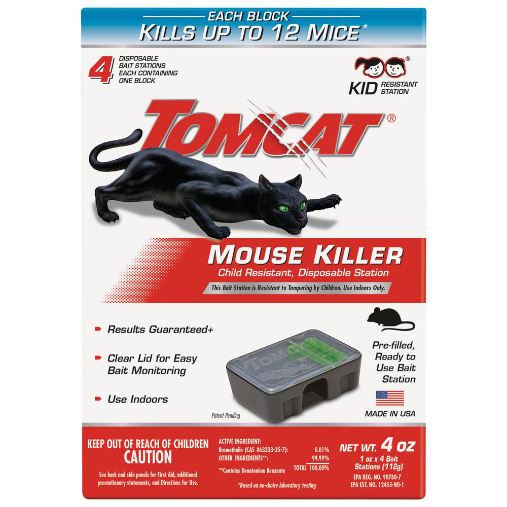 Tomcat 1 oz. Mouse Killers (4Pack)037161005 The Home Depot