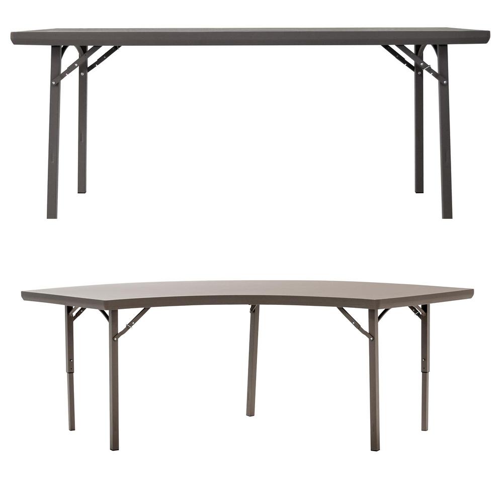 Cosco 48 (4 Ft.) Commercial 4-Rectangular Banquet Folding Tables And 4 ...