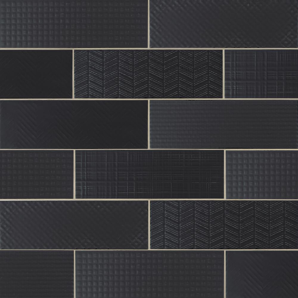 Black Ceramic Tile The Home Depot Black Ceramic Tile The Home