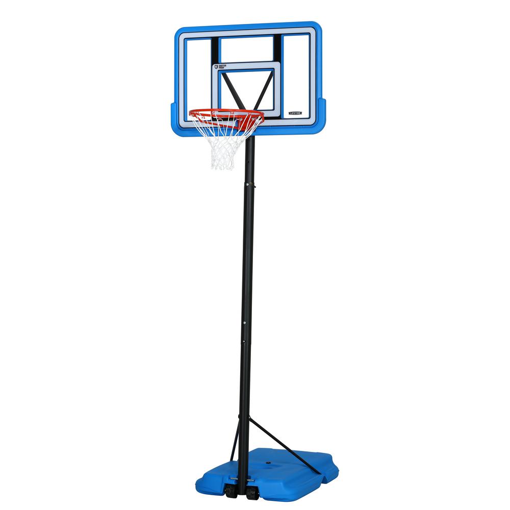 Lifetime 44 inch Portable Pro Court Blue Basketball System by Lifetime