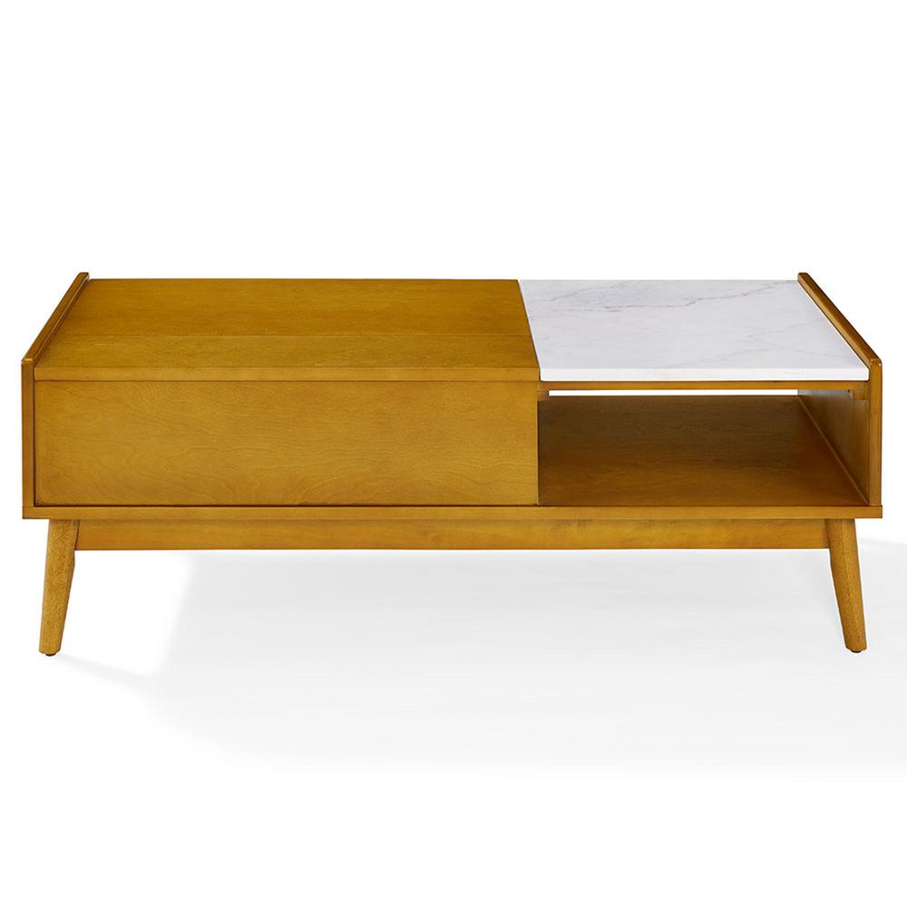Crosley Landon Acorn Storage Coffee Table Cf6120 Ac The Home Depot