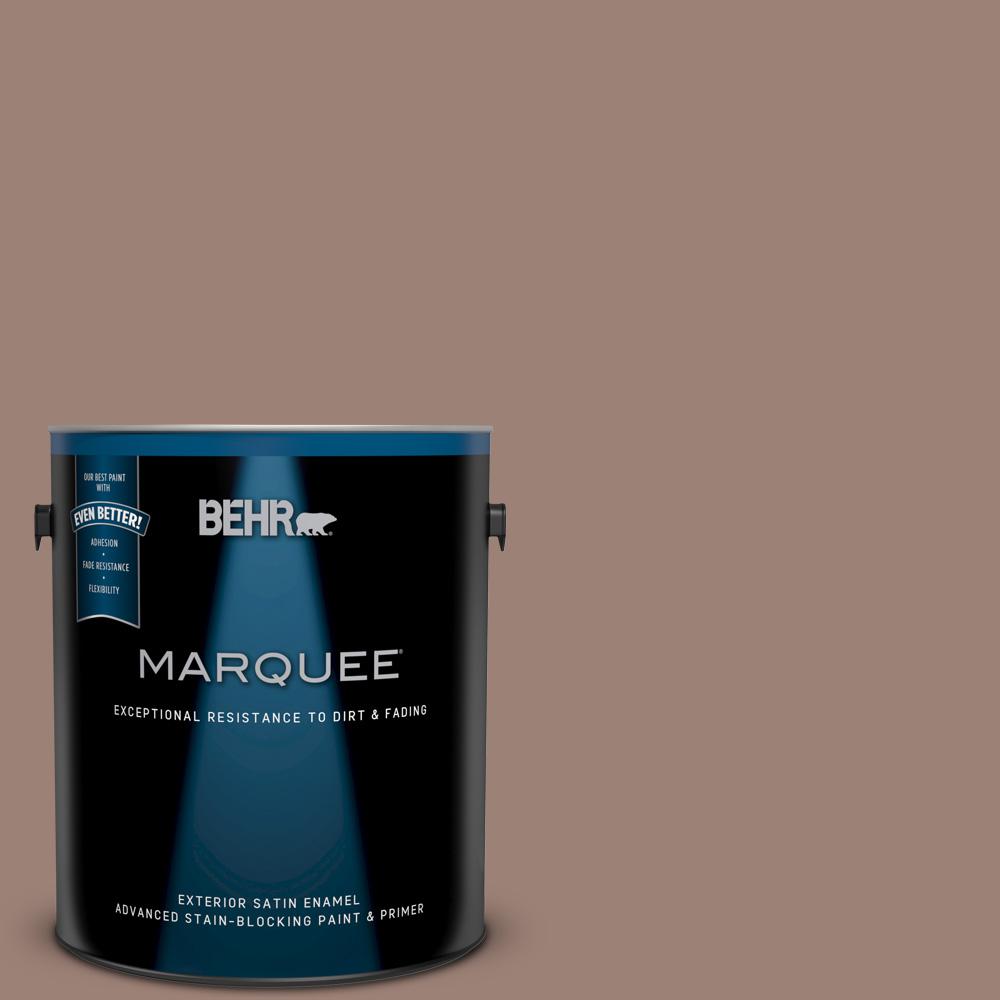 BEHR MARQUEE 1 Gal N150 4 Modern Mocha Satin Enamel Exterior Paint   Modern Mocha Behr Marquee Paint Colors 945301 64 1000 