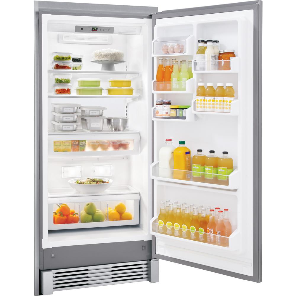 Frigidaire Gallery 18 6 Cu Ft Freezerless Refrigerator In Stainless Steel Frigidaire Gallery 18 6 Cu Ft Freezerless Refrigerator In Stainless Steel