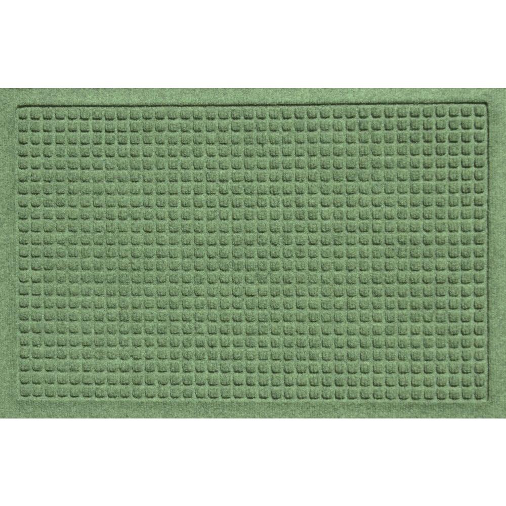 Bungalow Flooring Aqua Shield Squares Light Green 17.5 in. x 26.5 in