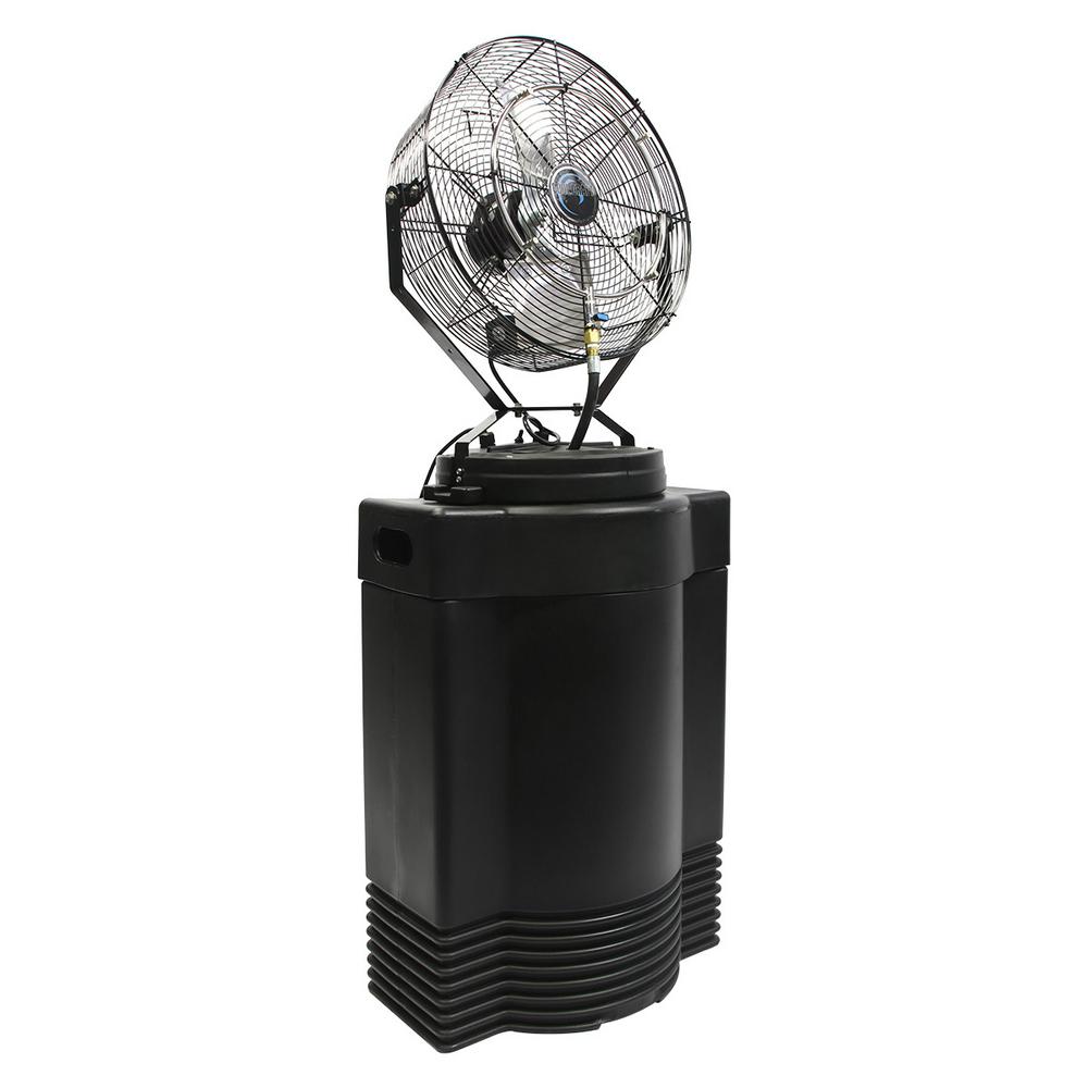 18 in. 3-Speed Hi-Pressure Misting Fan with 40 Gallon Tank-CDHP1840GRY