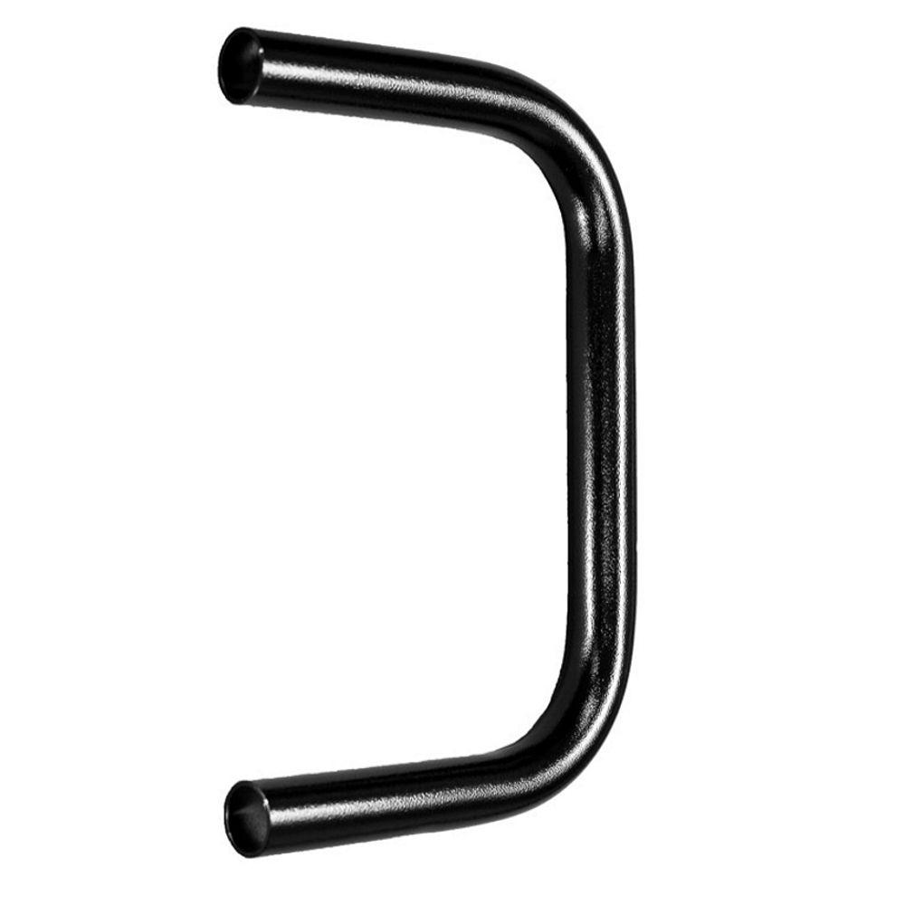 EZ Handrail Textured Black Aluminum Hand Rail End LoopEZA300HB The