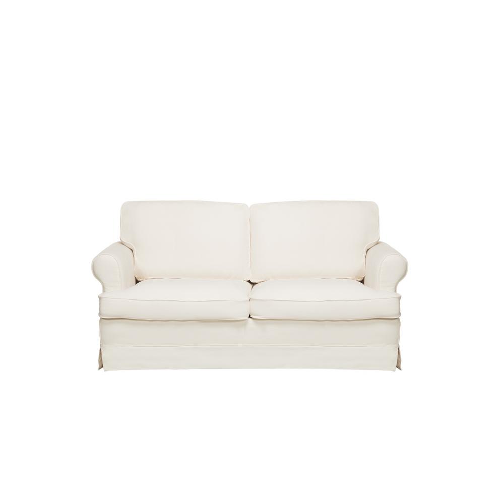 Sofas 2 Go Spencer Cream Sofa S2g M4 S Sky542 The Home Depot Sofas 2 Go Spencer Cream Sofa