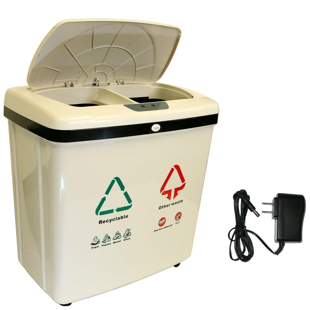 iTouchless 16 Gal. Touchless Recycle CenterIT16RE The Home Depot