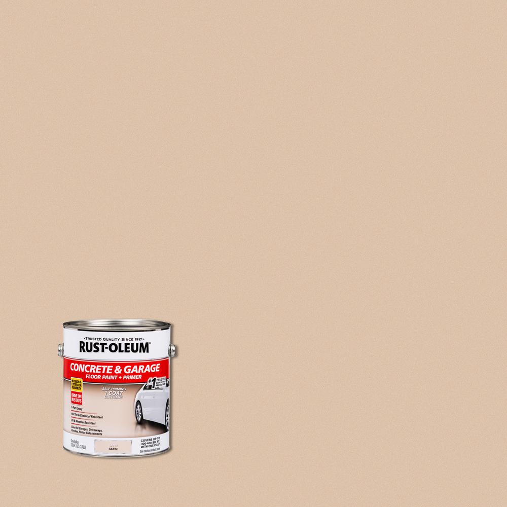 Rust Oleum 1 Gal Sand Satin Concrete Floor Interior Exterior Paint