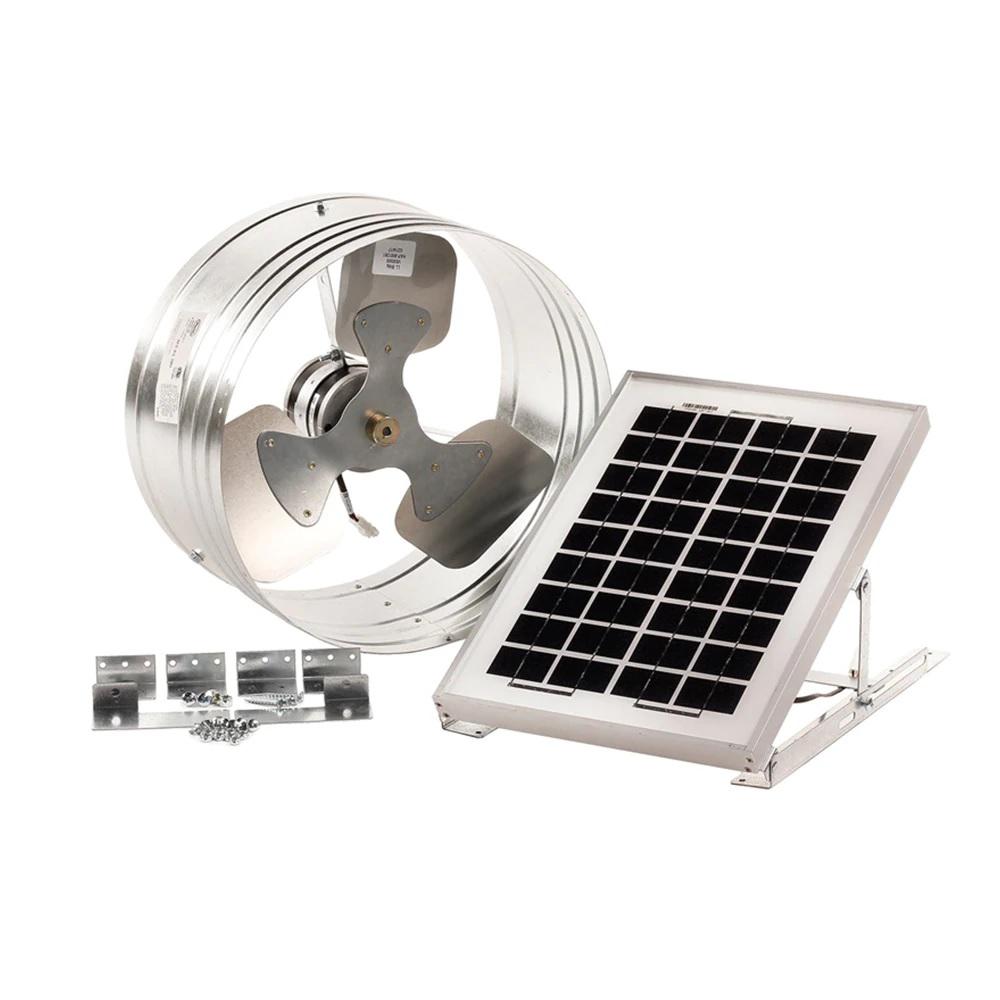 Master Flow 1450 Cfm Silver Electric Powered Gable Mount Electric Attic Fan Egv5smt The Home Depot