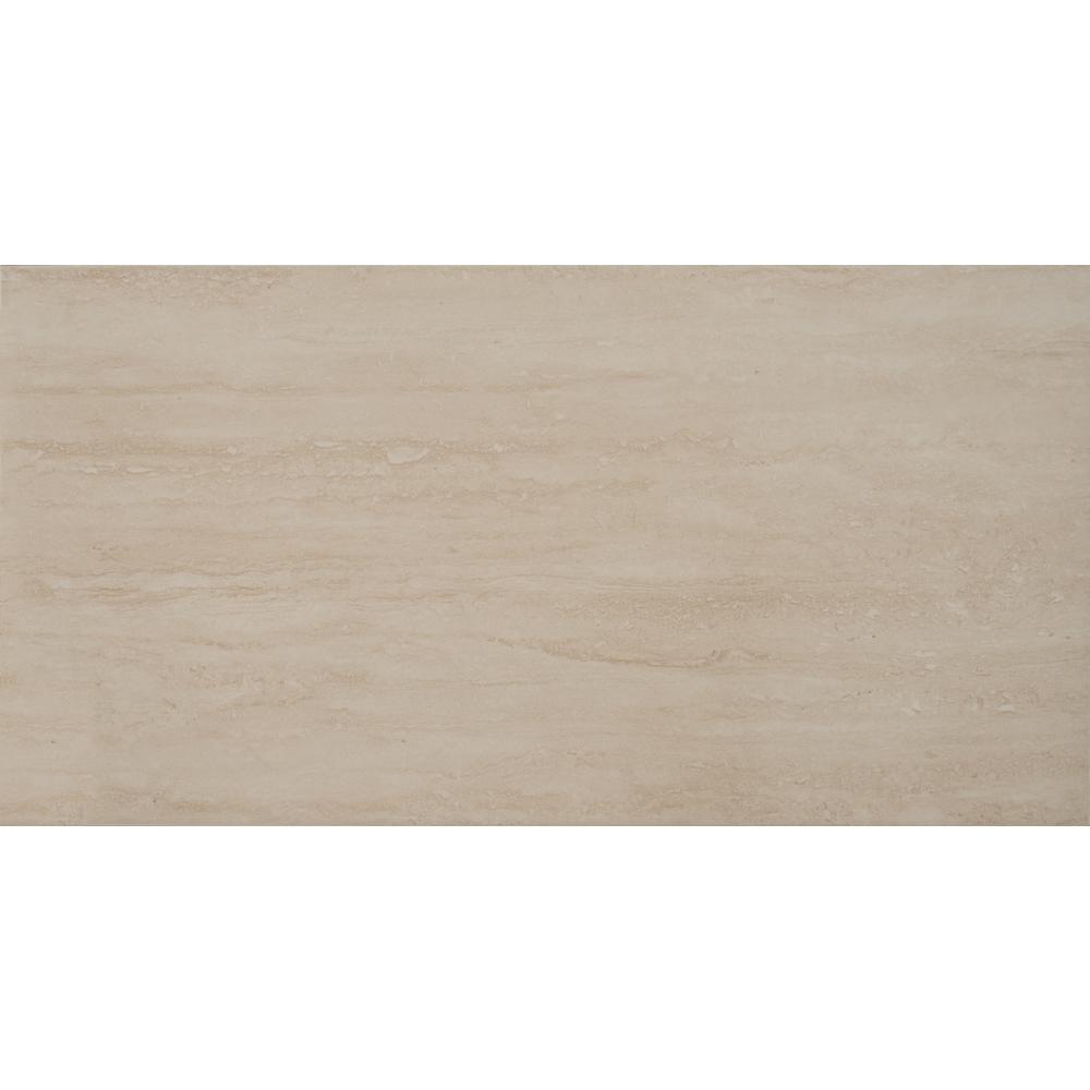 Msi Catalina Silver 12 In X 24 Glazed Ceramic Floor And Wall Tile 22 Sq Ft Case