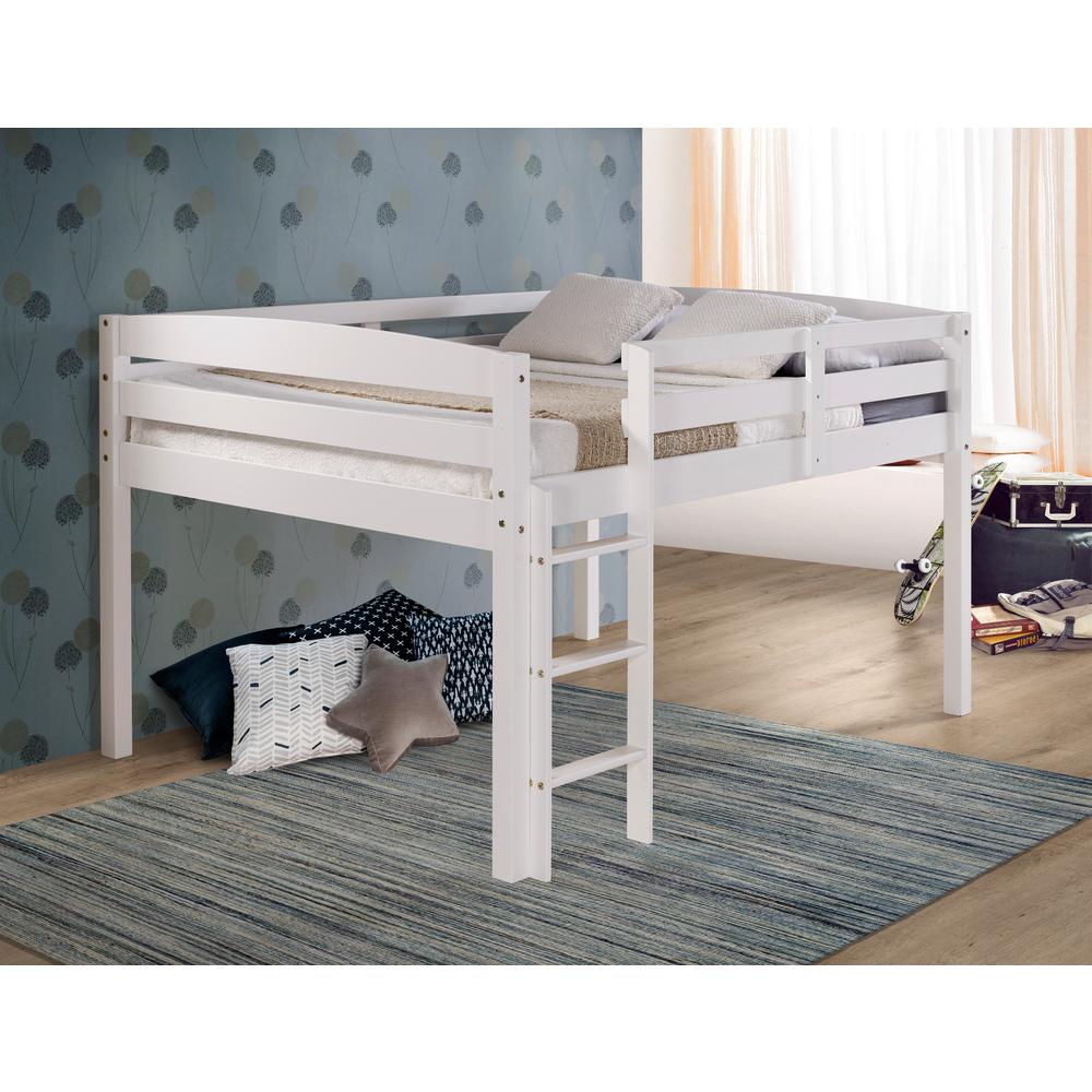 Camaflexi Concord White Full Size Junior Loft Bed T1303f The