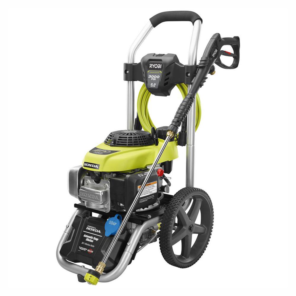 RYOBI 3000 PSI 2.3-GPM Honda Gas Pressure Washer