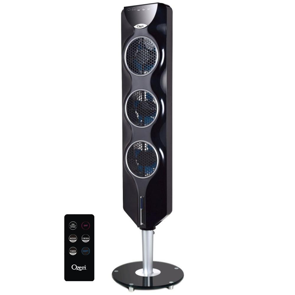 Ozeri Fans 3x 44 in. Oscillating Tower Fan with Passive Noise Reduction Technology OZF3
