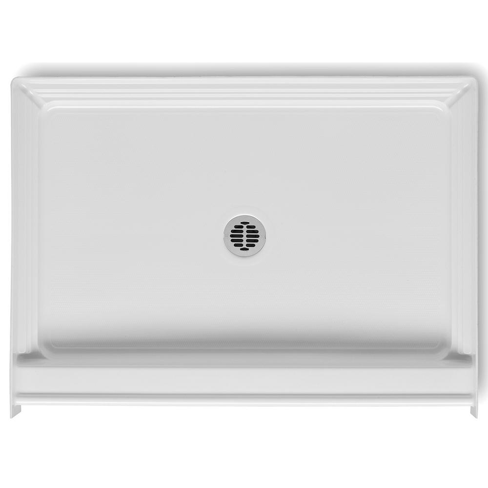Aquatic A2 48 In X 34 Single Threshold Center Drain Shower Pan Aquatic A2 48 In X 34 Single Threshold Center Drain Shower Pan