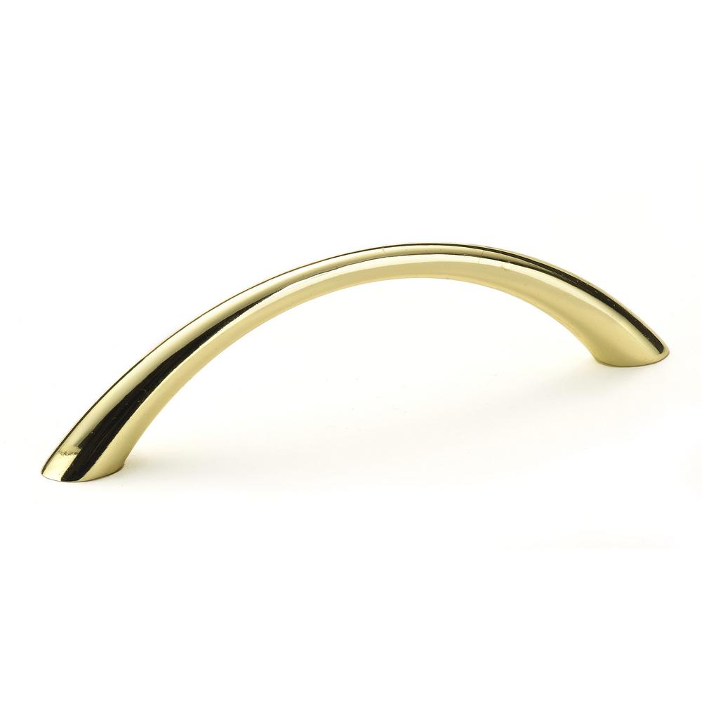 Richelieu Hardware Contemporary And Modern 3 3 4 In Brass Pull   Richelieu Hardware Drawer Pulls Bp3511130 64 1000 