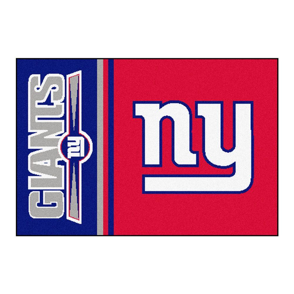 FANMATS NFL New York Giants Red 2 ft. x 2 ft. Round Area Rug-17968 ...