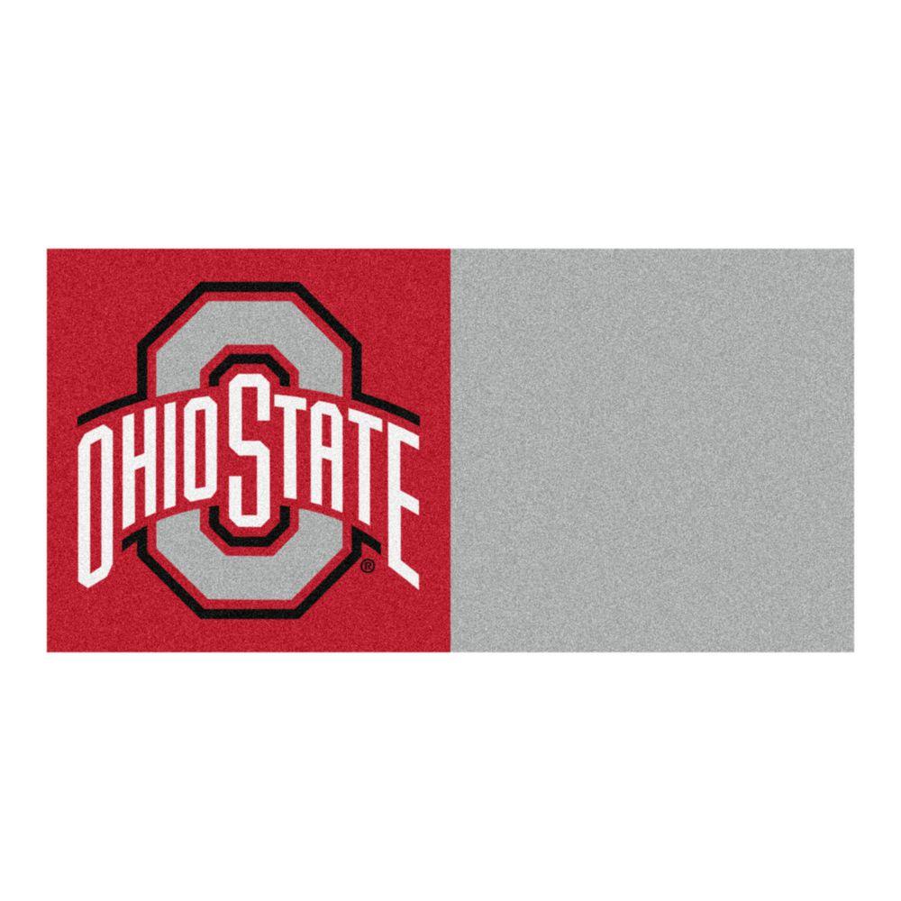 FANMATS NCAA Ohio State University Buckeyes Vinyl Drink Mat