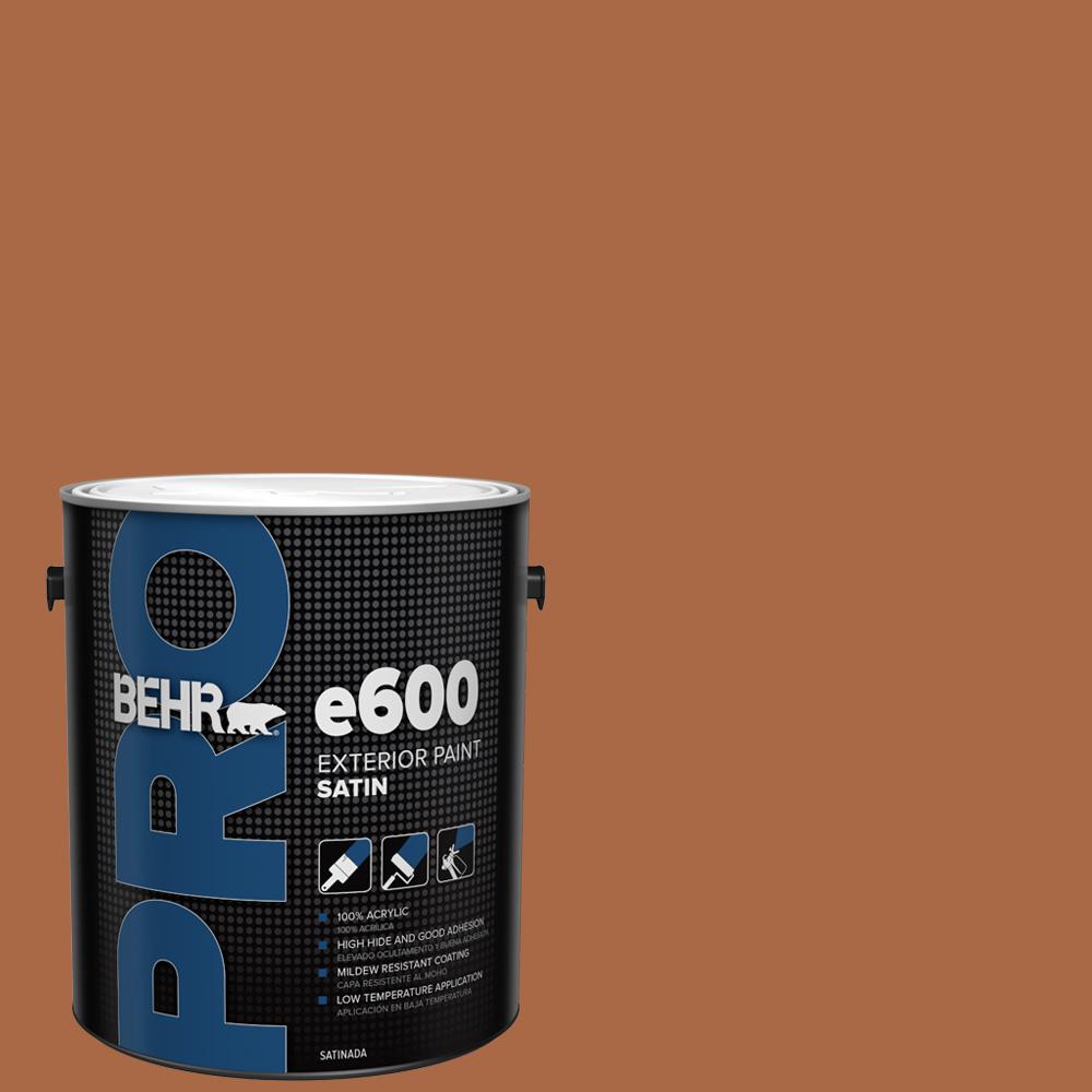 BEHR PRO 1 gal. PPU316 Maple Glaze Satin Enamel Exterior Paint
