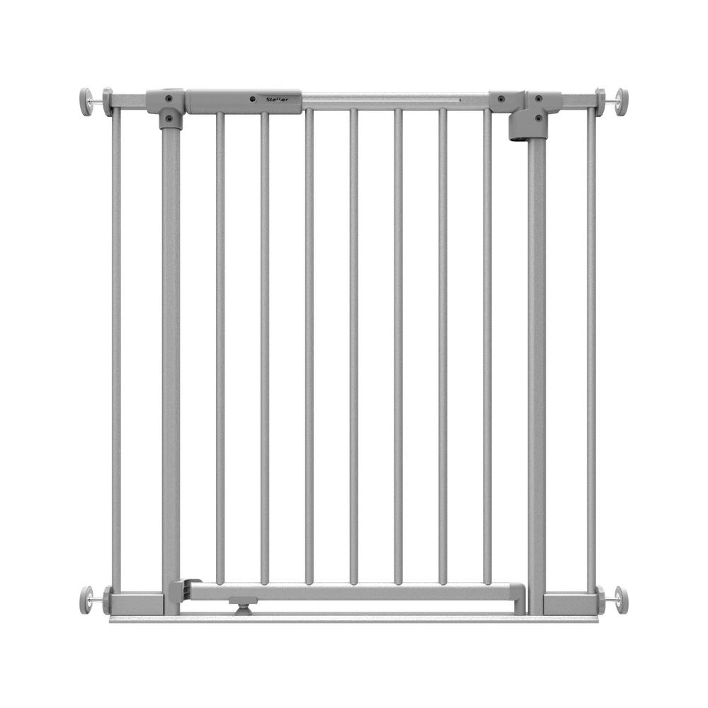 pressure mounted baby gate with door