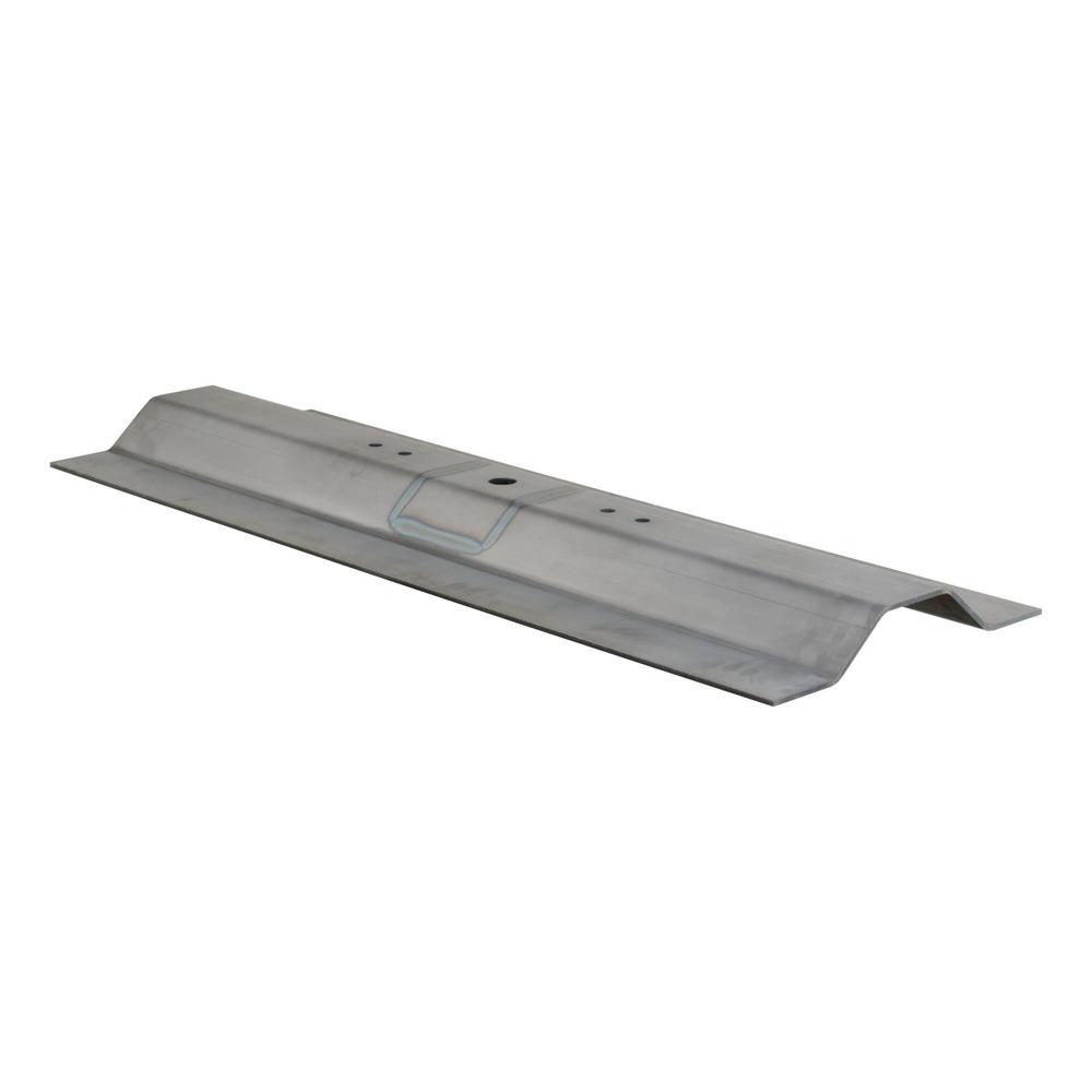 CURT OverBed Bent Plate Gooseneck Hitch (Raw Steel, No Ball)65300