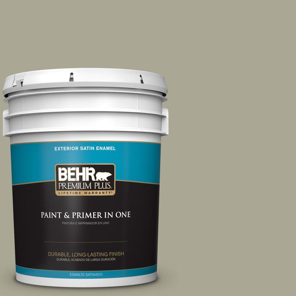 BEHR Premium Plus 5gal. N3504 Jungle Camouflage Satin