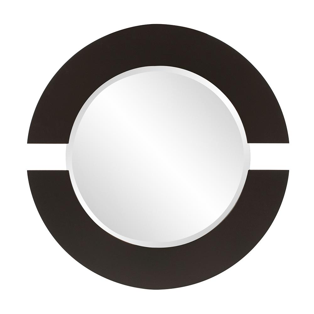 Howard Elliott Orbit Black Decorative Mirror 71007 The Home Depot Howard Elliott Orbit Black Decorative Mirror