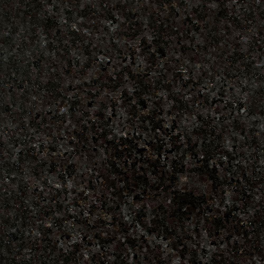 Stonemark 3 in. x 3 in. Granite Countertop Sample in Black ...