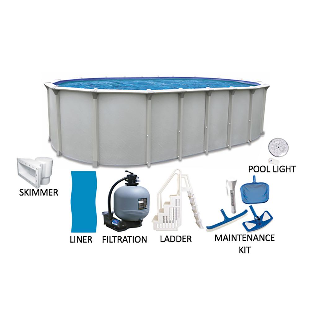 oval hard sided pool