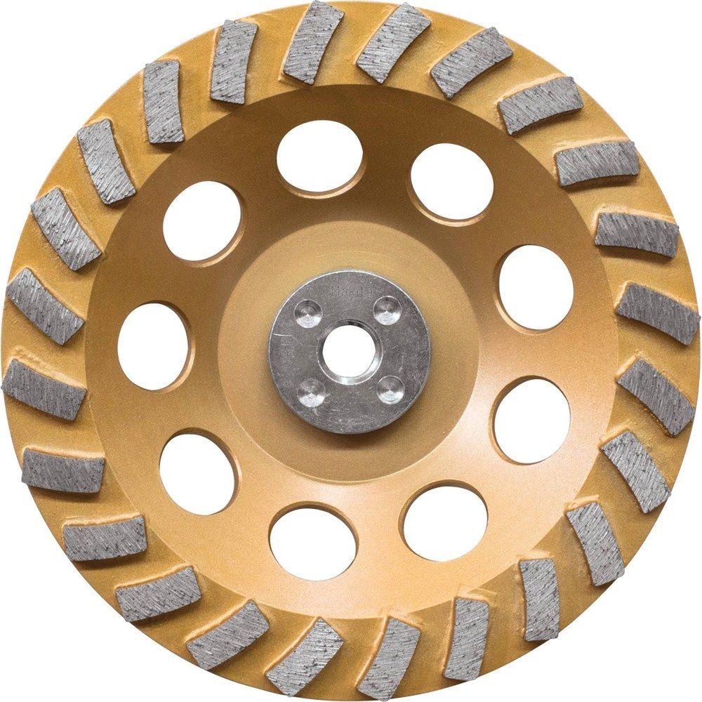 Makita 7 inch Turbo 24 Segment Diamond Cup Wheel, Low-Vibration, Compatible with... by Makita