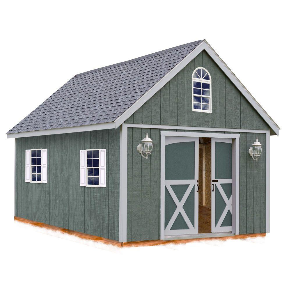 best barns belmont 12 ft. x 24 ft. wood storage shed kit