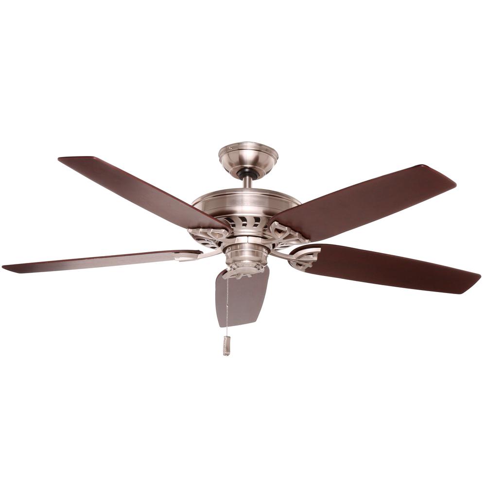 Casablanca Concentra 54 In Indoor Brushed Nickel Ceiling Fan 54021 Casablanca Concentra 54 In Indoor Brushed Nickel Ceiling Fan