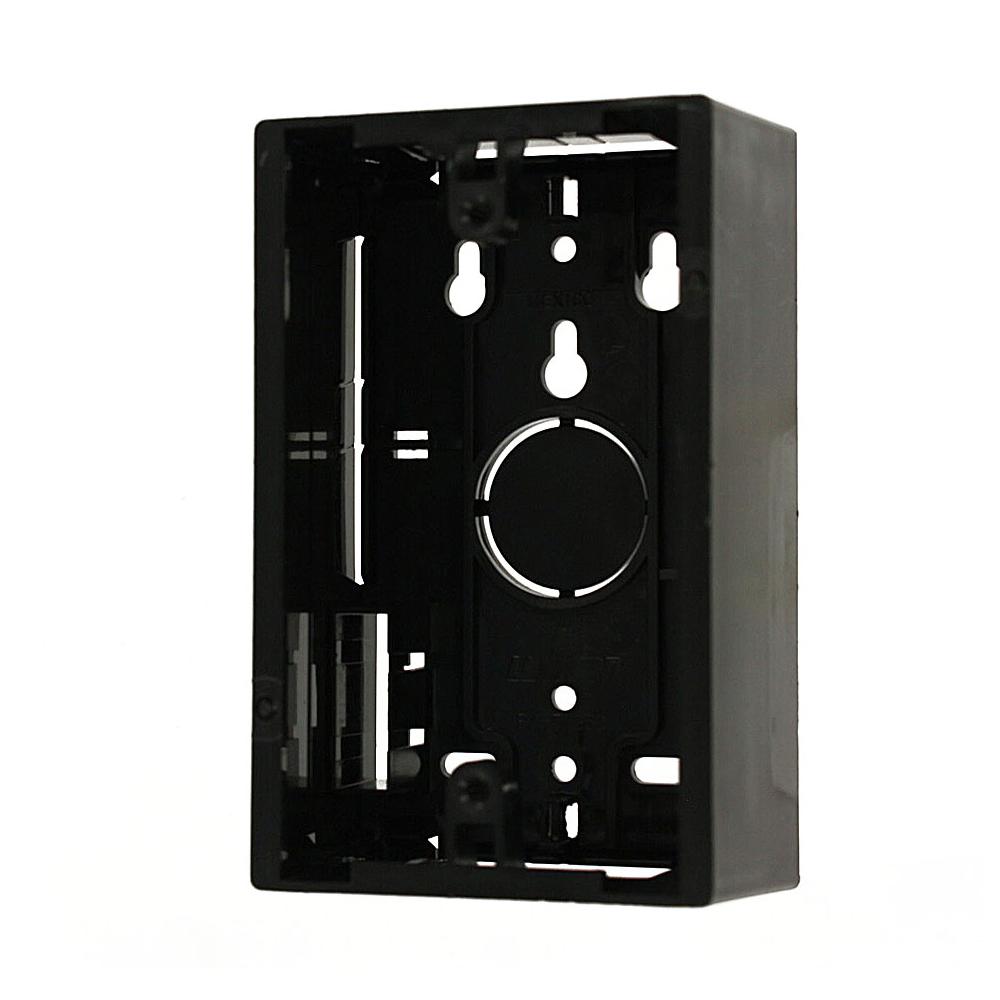 Leviton 1Gang 1.89 in. Box Depth Surface Mount Back Box, Black42777