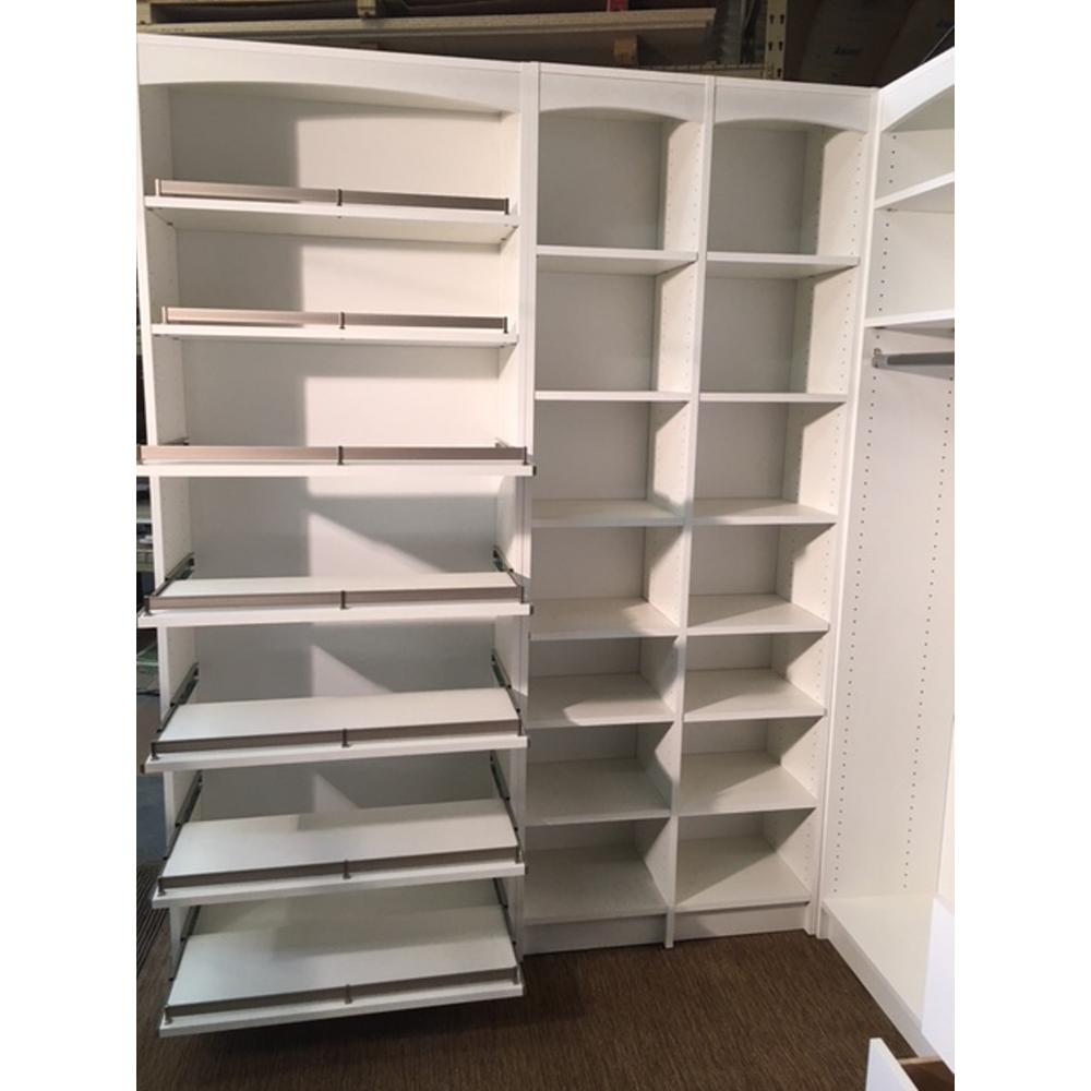 large white shoe cabinet