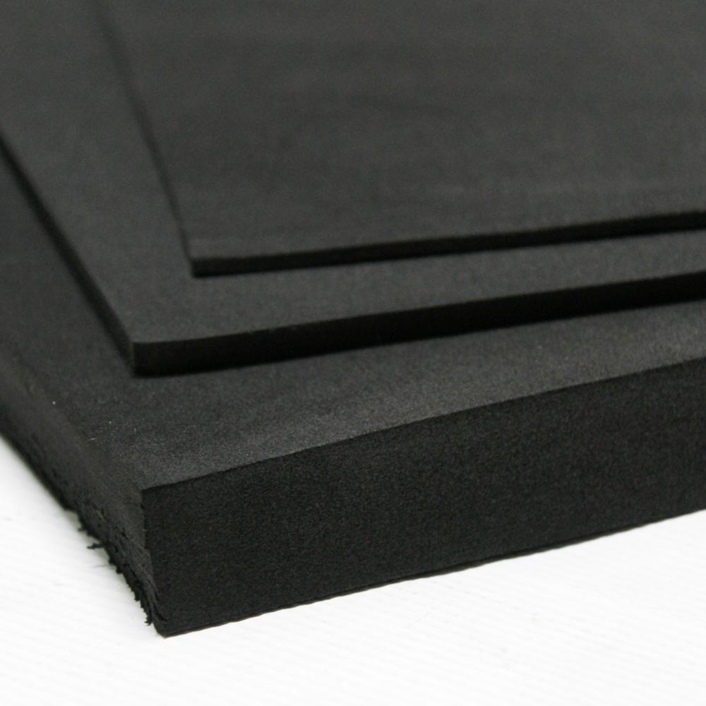 Rubber Cal Closed Cell Sponge Rubber Neoprene 1 16 In X 39 In X 78 In Black Foam Rubber Sheet 02 128 0062 The Home Depot