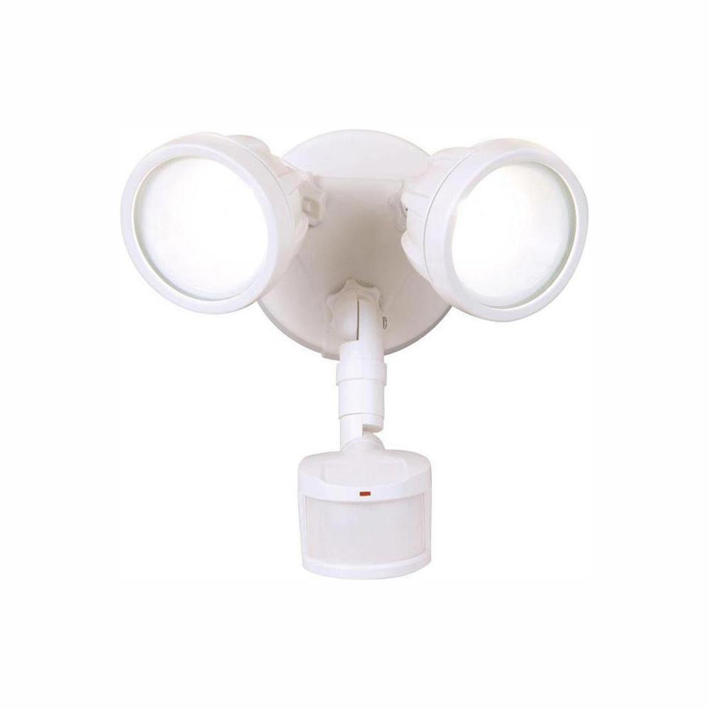 Defiant 180° White LED Motion Outdoor Security Light-DFI-5983-WH - The